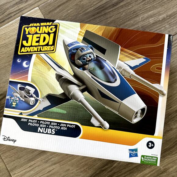 Star Wars Young Jedi Adventures Nubs and Jedi Pilot Vehicle Set - Picture 1 of 6